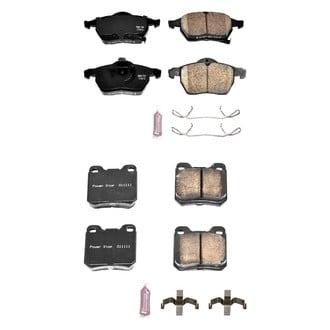 PowerStop® - Z23 Evolution Sport Performance Carbon-Fiber Ceramic Front and Rear Brake Pad Set