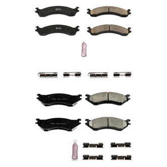 PowerStop® - Z23 Evolution Sport Performance Carbon-Fiber Ceramic Front and Rear Brake Pad Set