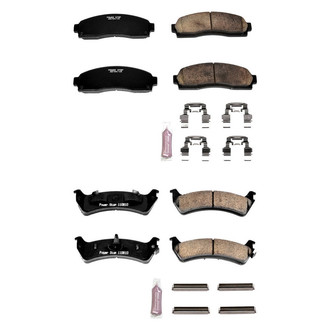 PowerStop® - Z23 Evolution Sport Performance Carbon-Fiber Ceramic Front and Rear Brake Pad Set