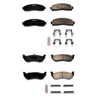 PowerStop® - Z23 Evolution Sport Performance Carbon-Fiber Ceramic Front and Rear Brake Pad Set