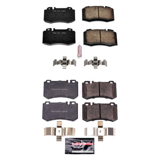 PowerStop® - Z23 Evolution Sport Performance Carbon-Fiber Ceramic Front and Rear Brake Pad Set