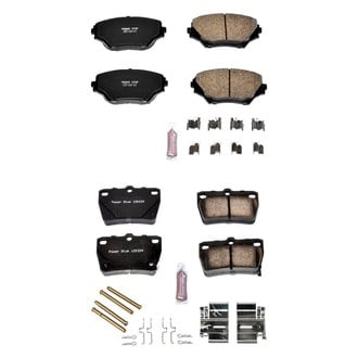 PowerStop® - Z23 Evolution Sport Performance Carbon-Fiber Ceramic Front and Rear Brake Pad Set