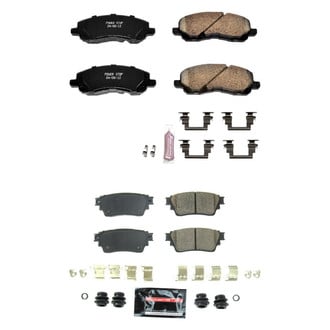 PowerStop® - Z23 Evolution Sport Performance Carbon-Fiber Ceramic Front and Rear Brake Pad Set