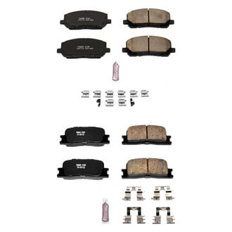 PowerStop® - Z23 Evolution Sport Performance Carbon-Fiber Ceramic Front and Rear Brake Pad Set