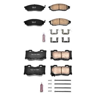 PowerStop® - Z23 Evolution Sport Performance Carbon-Fiber Ceramic Front and Rear Brake Pad Set