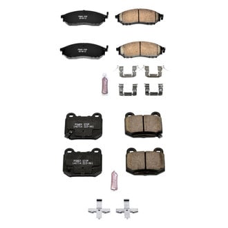 PowerStop® - Z23 Evolution Sport Performance Carbon-Fiber Ceramic Front and Rear Brake Pad Set