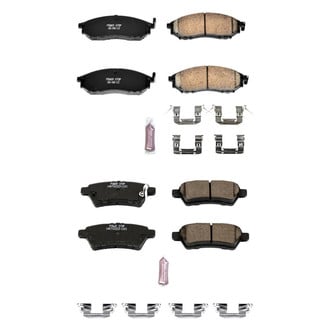 PowerStop® - Z23 Evolution Sport Performance Carbon-Fiber Ceramic Front and Rear Brake Pad Set