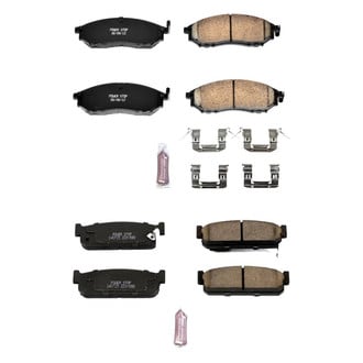 PowerStop® - Z23 Evolution Sport Performance Carbon-Fiber Ceramic Front and Rear Brake Pad Set