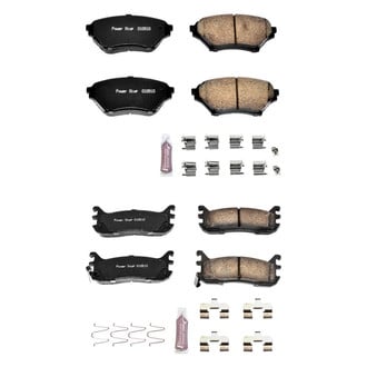 PowerStop® - Z23 Evolution Sport Performance Carbon-Fiber Ceramic Front and Rear Brake Pad Set
