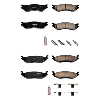 PowerStop® - Z23 Evolution Sport Performance Carbon-Fiber Ceramic Front and Rear Brake Pad Set