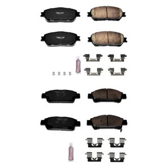 PowerStop® - Z23 Evolution Sport Performance Carbon-Fiber Ceramic Front and Rear Brake Pad Set