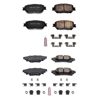 PowerStop® - Z23 Evolution Sport Performance Carbon-Fiber Ceramic Front and Rear Brake Pad Set