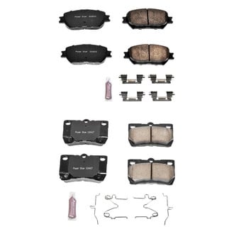 PowerStop® - Z23 Evolution Sport Performance Carbon-Fiber Ceramic Front and Rear Brake Pad Set