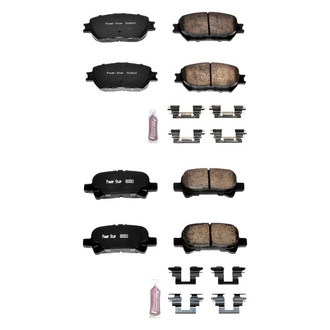 PowerStop® - Z23 Evolution Sport Performance Carbon-Fiber Ceramic Front and Rear Brake Pad Set