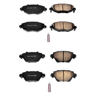 PowerStop® - Z23 Evolution Sport Performance Carbon-Fiber Ceramic Front and Rear Brake Pad Set