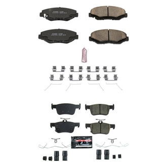 PowerStop® - Z23 Evolution Sport Performance Carbon-Fiber Ceramic Front and Rear Brake Pad Set