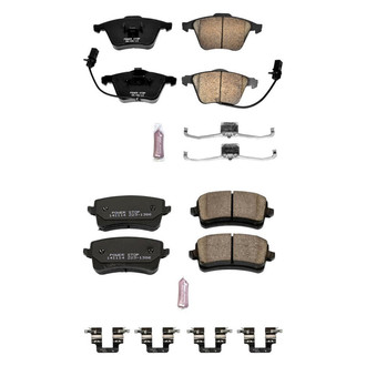 PowerStop® - Z23 Evolution Sport Performance Carbon-Fiber Ceramic Front and Rear Brake Pad Set