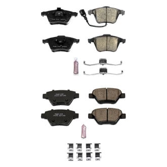 PowerStop® - Z23 Evolution Sport Performance Carbon-Fiber Ceramic Front and Rear Brake Pad Set
