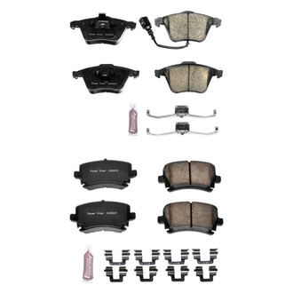 PowerStop® - Z23 Evolution Sport Performance Carbon-Fiber Ceramic Front and Rear Brake Pad Set
