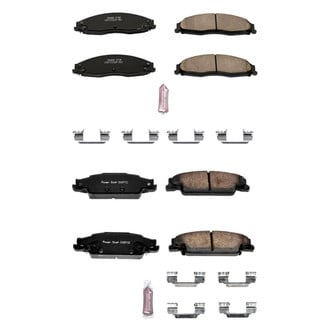 PowerStop® - Z23 Evolution Sport Performance Carbon-Fiber Ceramic Front and Rear Brake Pad Set