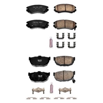 PowerStop® - Z23 Evolution Sport Performance Carbon-Fiber Ceramic Front and Rear Brake Pad Set