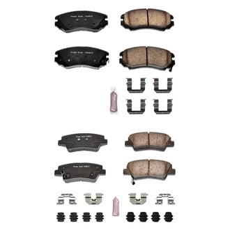 PowerStop® - Z23 Evolution Sport Performance Carbon-Fiber Ceramic Front and Rear Brake Pad Set