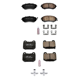 PowerStop® - Z23 Evolution Sport Performance Carbon-Fiber Ceramic Front and Rear Brake Pad Set
