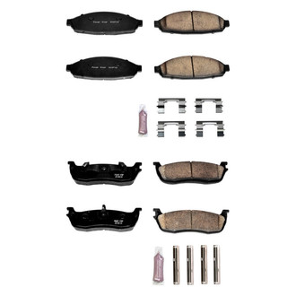 PowerStop® - Z23 Evolution Sport Performance Carbon-Fiber Ceramic Front and Rear Brake Pad Set