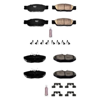PowerStop® - Z23 Evolution Sport Performance Carbon-Fiber Ceramic Front and Rear Brake Pad Set