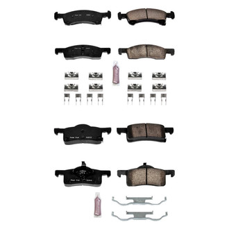 PowerStop® - Z23 Evolution Sport Performance Carbon-Fiber Ceramic Front and Rear Brake Pad Set