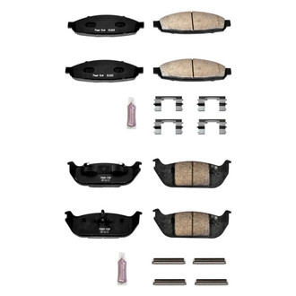 PowerStop® - Z23 Evolution Sport Performance Carbon-Fiber Ceramic Front and Rear Brake Pad Set