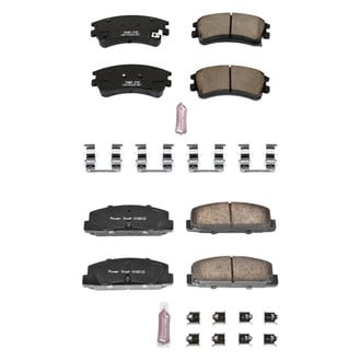PowerStop® - Z23 Evolution Sport Performance Carbon-Fiber Ceramic Front and Rear Brake Pad Set