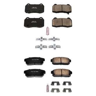 PowerStop® - Z23 Evolution Sport Performance Carbon-Fiber Ceramic Front and Rear Brake Pad Set