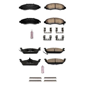 PowerStop® - Z23 Evolution Sport Performance Carbon-Fiber Ceramic Front and Rear Brake Pad Set