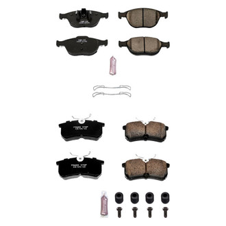 PowerStop® - Z23 Evolution Sport Performance Carbon-Fiber Ceramic Front and Rear Brake Pad Set