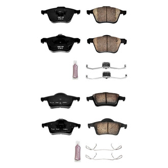 PowerStop® - Z23 Evolution Sport Performance Carbon-Fiber Ceramic Front and Rear Brake Pad Set