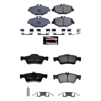 PowerStop® - Z23 Evolution Sport Performance Carbon-Fiber Ceramic Front and Rear Brake Pad Set