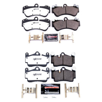 PowerStop® - Z26 Extreme Street Performance Carbon-Fiber Ceramic Front and Rear Brake Pad Set