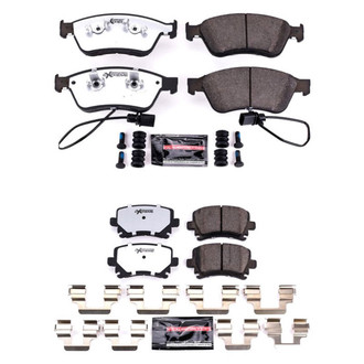 PowerStop® - Z26 Extreme Street Performance Carbon-Fiber Ceramic Front and Rear Brake Pad Set