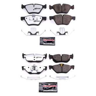 PowerStop® - Z26 Extreme Street Performance Carbon-Fiber Ceramic Front and Rear Brake Pad Set