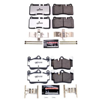 PowerStop® - Z26 Extreme Street Performance Carbon-Fiber Ceramic Front and Rear Brake Pad Set