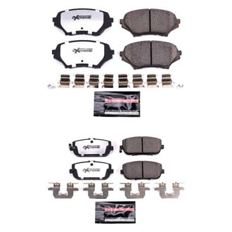 PowerStop® - Z26 Extreme Street Performance Carbon-Fiber Ceramic Front and Rear Brake Pad Set