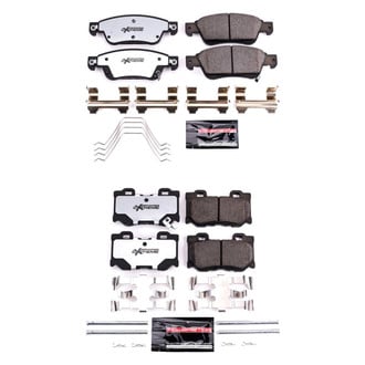 PowerStop® - Z26 Extreme Street Performance Carbon-Fiber Ceramic Front and Rear Brake Pad Set