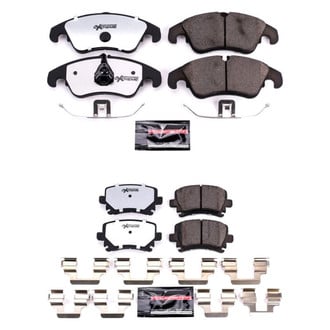PowerStop® - Z26 Extreme Street Performance Carbon-Fiber Ceramic Front and Rear Brake Pad Set