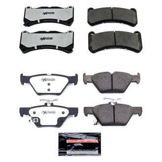 PowerStop® - Z26 Extreme Street Performance Carbon-Fiber Ceramic Front and Rear Brake Pad Set