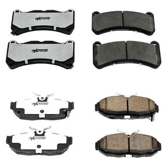 PowerStop® - Z26 Extreme Street Performance Carbon-Fiber Ceramic Front and Rear Brake Pad Set