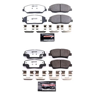 PowerStop® - Z26 Extreme Street Performance Carbon-Fiber Ceramic Front and Rear Brake Pad Set