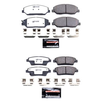 PowerStop® - Z26 Extreme Street Performance Carbon-Fiber Ceramic Front and Rear Brake Pad Set