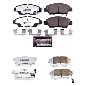 PowerStop® - Z26 Extreme Street Performance Carbon-Fiber Ceramic Front and Rear Brake Pad Set