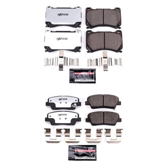 PowerStop® - Z26 Extreme Street Performance Carbon-Fiber Ceramic Front and Rear Brake Pad Set